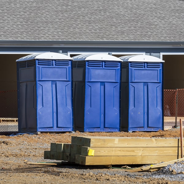 are there any restrictions on what items can be disposed of in the porta potties in Garrisonville